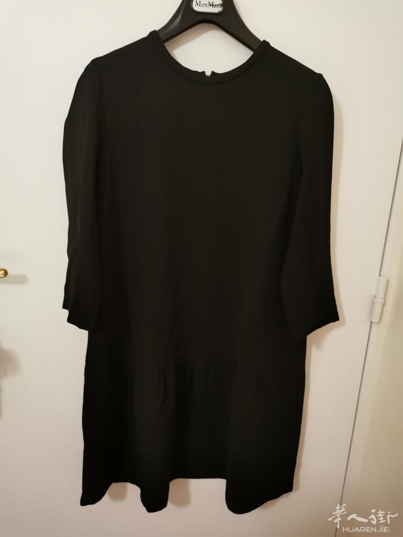 便宜出 奢侈品牌Max Mara 黑色复古裙子