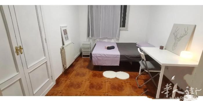 🏡马德里5/6号线Oporto 地铁口两分钟，两单间招租，1.2m双人床/大衣