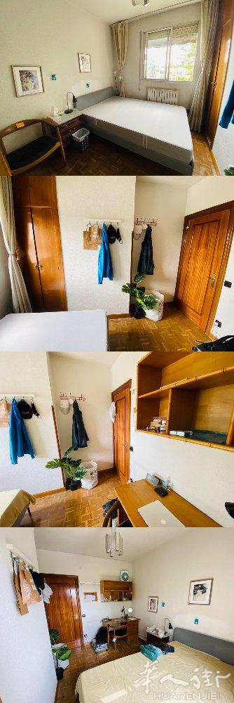 🏡马德里10号线Batán 2月1日单间招租（大床房间），房间朝南采光好，房子