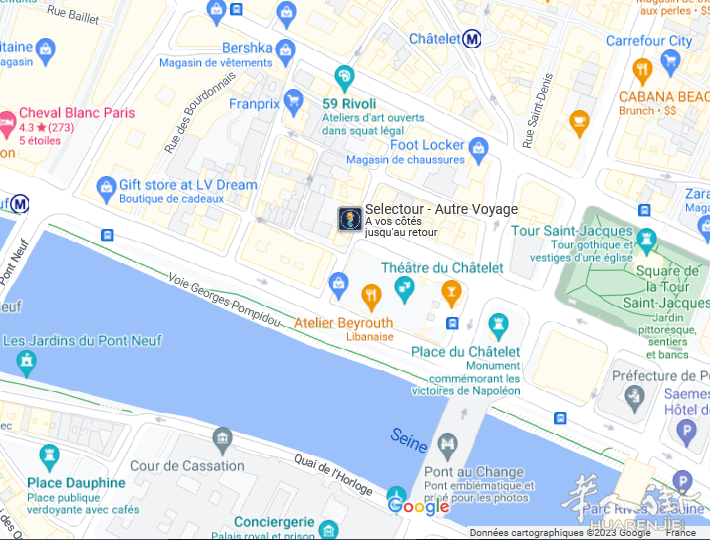 巴黎最市中心地铁Chatelet塞纳河与Rue de Rivoli之间的黄金小街区餐饮街老外拐角大露天65位餐馆拍卖