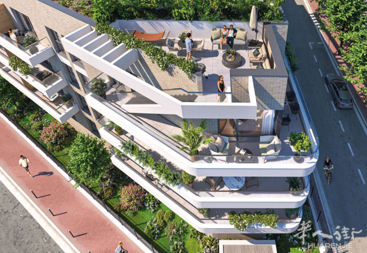 92省富人区Rueil-Malmaison新房，靠近泳池那边，环境极好！