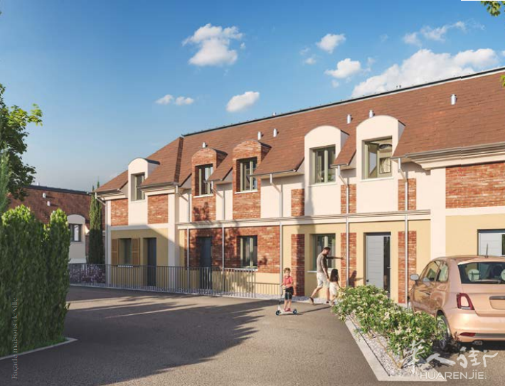 巴黎95省富人区CORMEILLES EN PARISIS联排别墅两房一厅、三房一厅