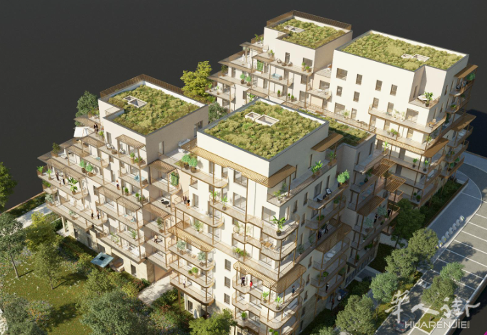 巴黎92省富人区Rueil-Malmaison高级低碳住宅,闪亮开盘!