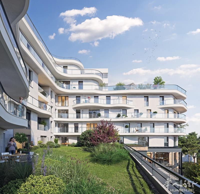 巴黎94省富人区Joinville-le-Pont 市中心高级花园社区