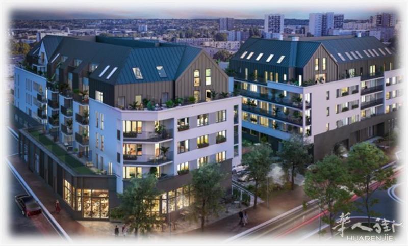 【94 Créteil 新楼盘】地铁8号线 “Créteil – Préfecture” 走路5分钟 均价4100€/㎡ TVA5.5