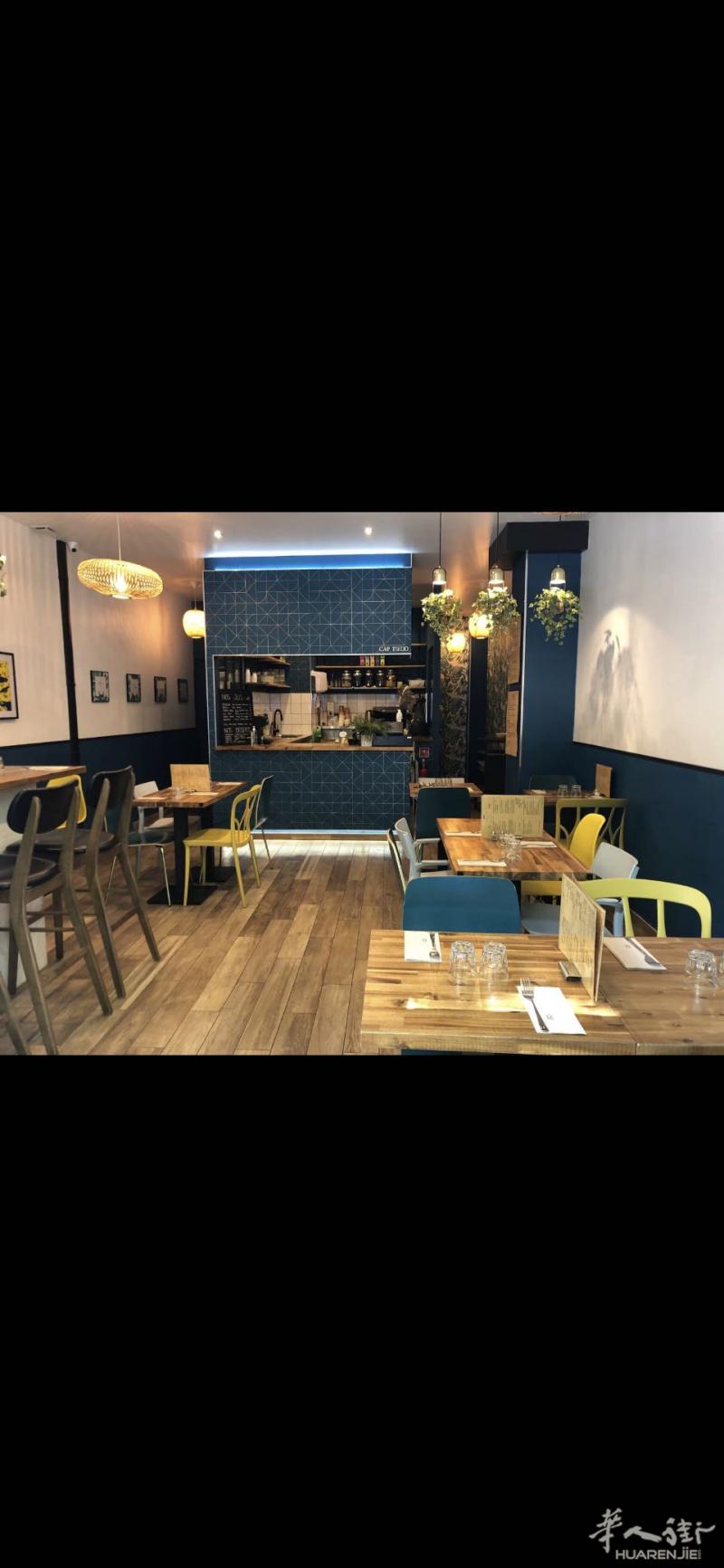巴黎13区tolbiac餐馆外卖店转让，面积82m地点好人流旺，