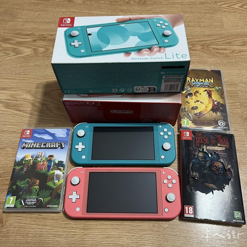 出售99.99新 Switch 游戏机2台  3个游戏卡  买来就用过几小时  因为小孩子不喜欢