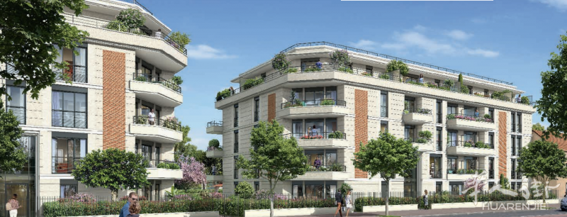 大巴黎94省Saint-Maur-des-Fossés新房🏠, 600米就到RER A快线站, 明年就交房