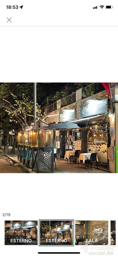 via Tuscolana 有一老外餐馆转让，100平方米，主街道，有欢喜的朋友