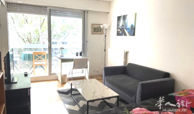 PARIS 16区·27平·studio·有家具 1200€ / 月 起租时间 : 2023-06-30 ID: 193729