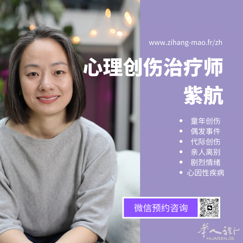 巴黎心理创伤治疗师 远程预约咨询