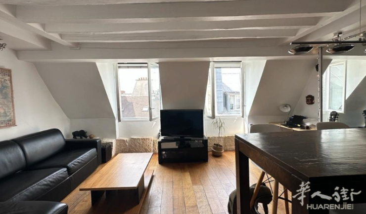 PARIS 4区·43平·公寓·有家具 1755€ / 月 起租时间 : 2023-08-11 ID: 195493