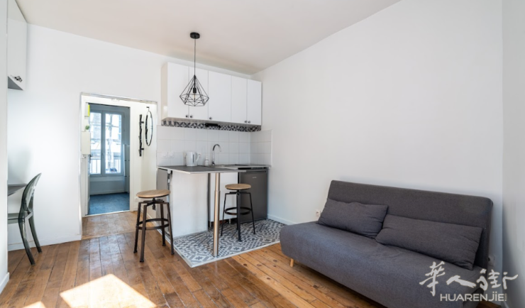 PARIS 17区·28平·公寓·有家具 1180€ / 月 起租时间 : 2023-08-14 ID: 195537