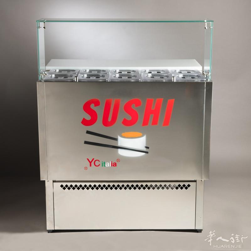 Banco refrigerato preparazione sushi 1/6