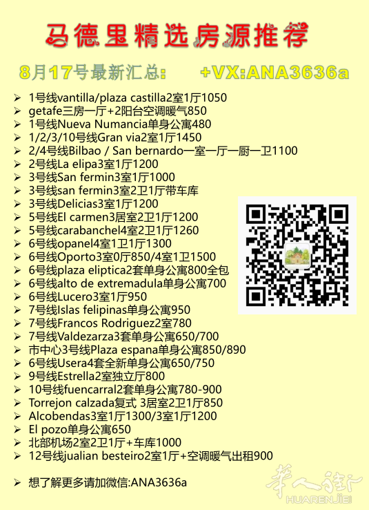 马德里好房出租8.18