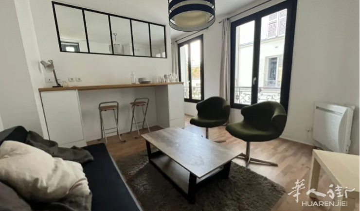 PARIS 15区·43平·公寓·有家具 1565€ / 月 起租时间 : 2023-08-29 租期限制(月) : 12 ID: 19