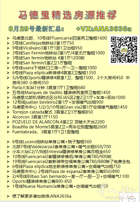 3号线San fermin5室2卫1厅整租1