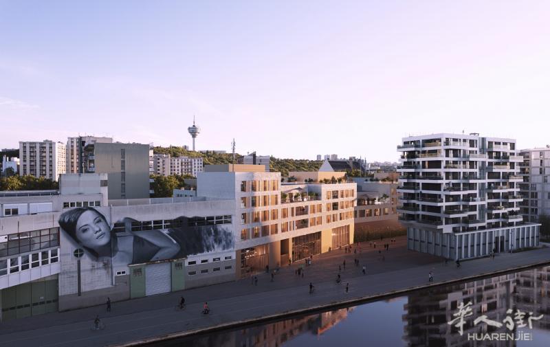 近5号线地铁 EGLISE DE PANTIN 新楼盘 ,近CANAL DE OURQ 生活交通方便 ,环境优美 理想的华人生活方便