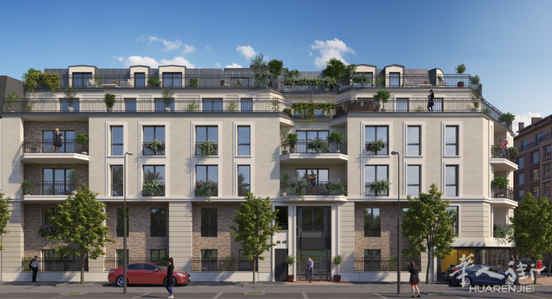 🏠大巴黎92省La Garenne-Colombes新房🏡, 就在La Défense商圈旁边‼️