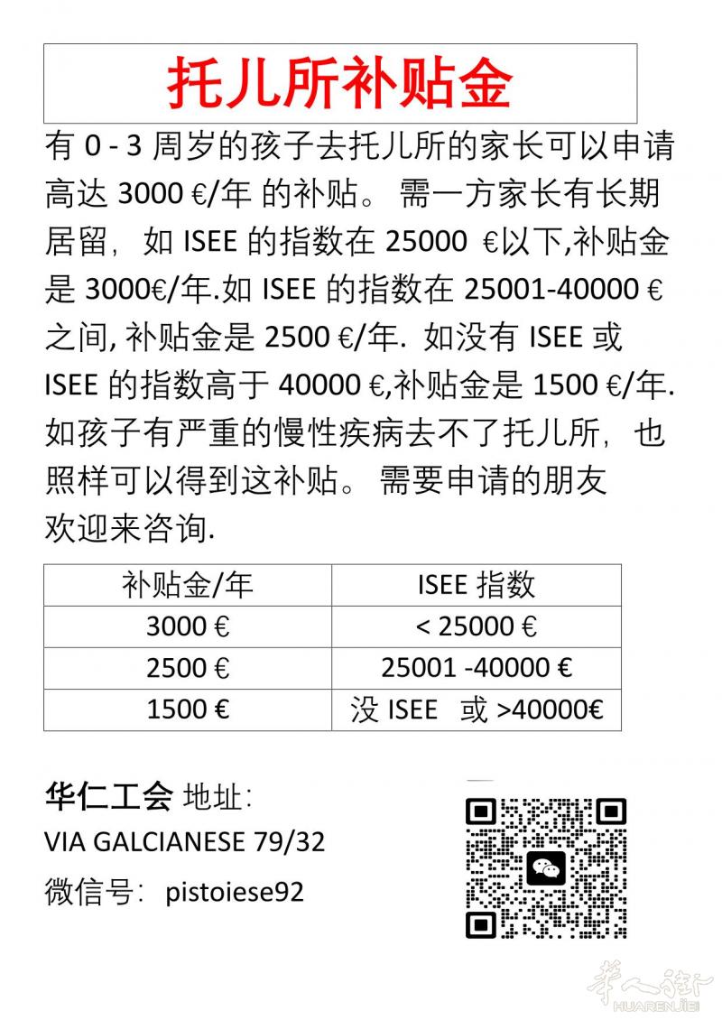 申请托儿所补贴金