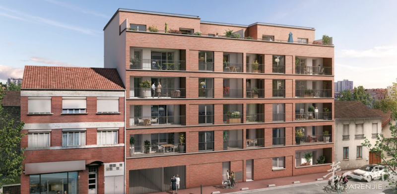 🏠大巴黎93省LA COURNEUVE新房🏡, 靠近B线🚄和12号线🚇, 明年就交付🔑而且有TVA55,5