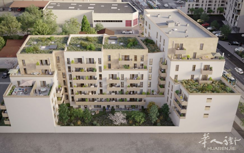 两房一厅自住价20W起,93区PIERREFITTE-SUR-SEINE市政中心花园社区