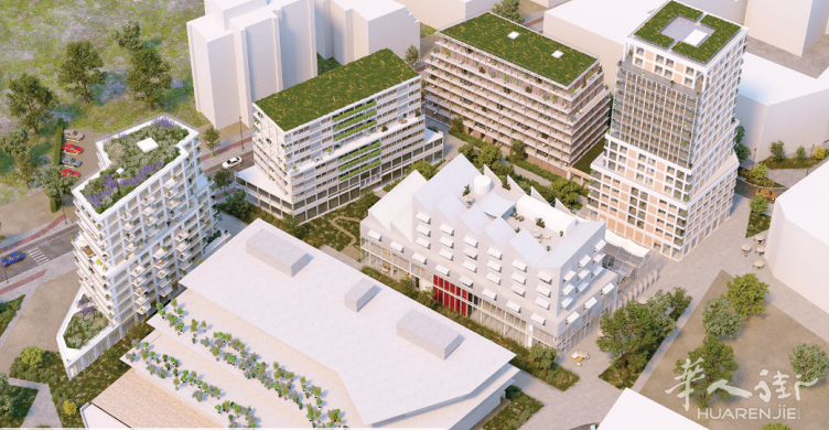 拉德芳斯商圈门口,92区Nanterre新房自住投资精品新房