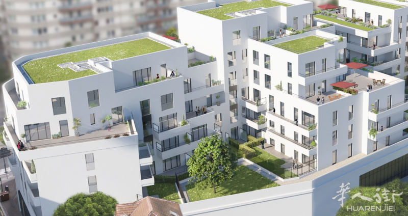 6分钟到拉德芳斯，92省Colombes新房三房一厅家庭自住必看