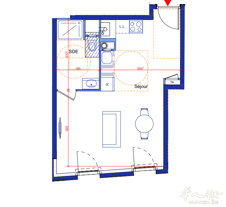 Aubervilliers地铁12号线步行4分钟，Studio 自住价19万7