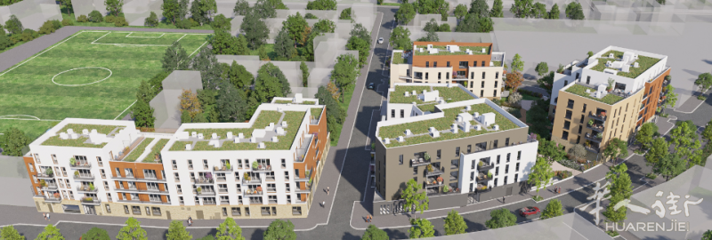 93区Drancy精品新房二期两房一厅自住价22万8起,le bourget 站950米