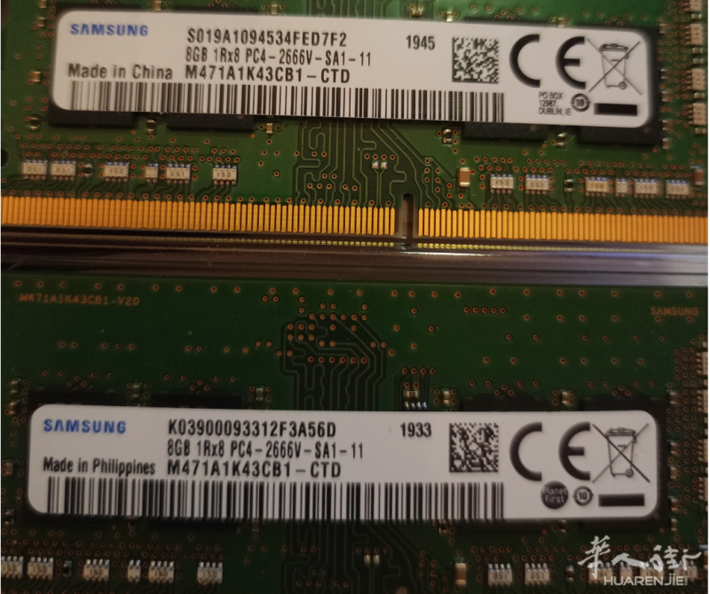 出售笔记本电脑内存条有个2个 (2X8GB) DDR4 (2666MHz)