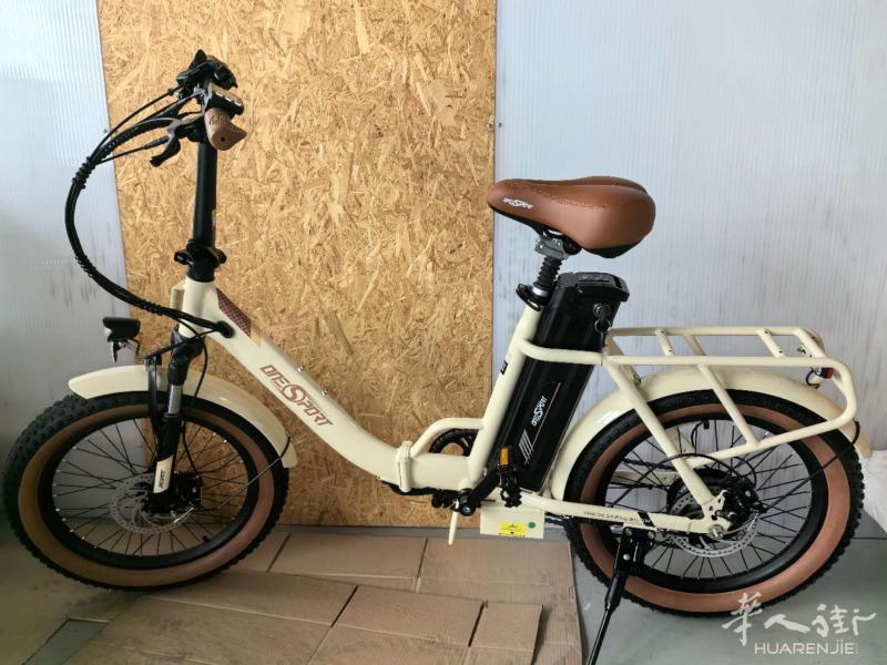 电动自行车 可折叠，电池17ah 全法可ups邮寄