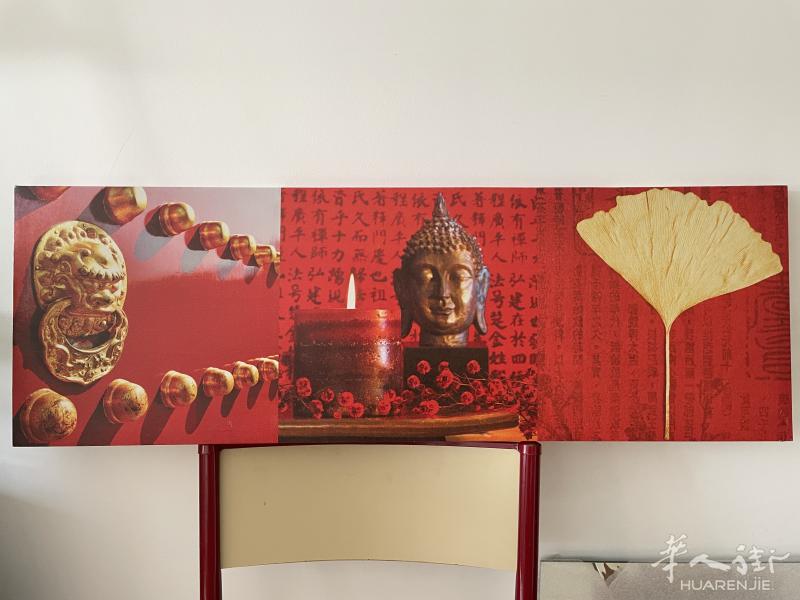 出两个佛的装饰画93Neuilly Plaisance 自取