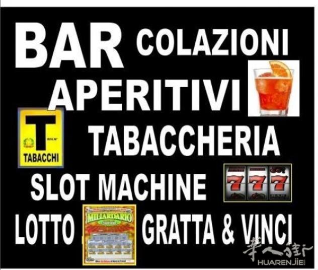 BAR TABACCHERIA CON SLOT