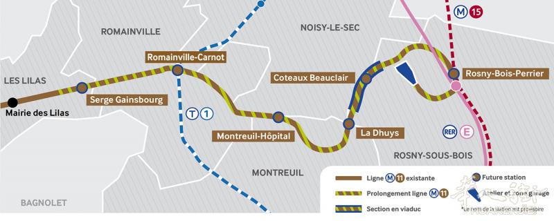 巴黎93省Montreuil地铁11号线La Dhuys站新房，自住有增值税减免，欢迎联系咨询