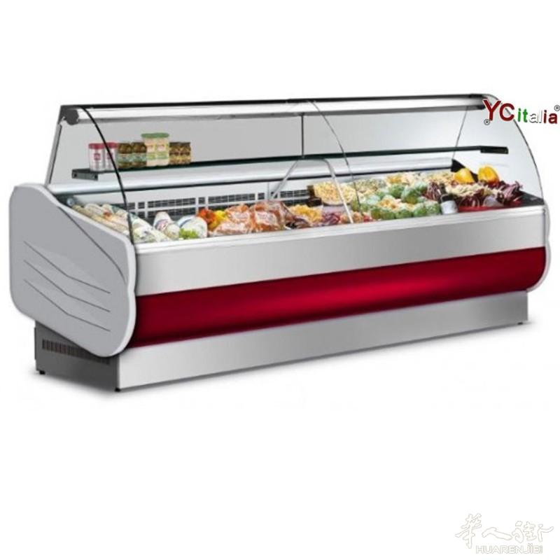 弧形玻璃腌肉冷藏展示柜 L1520xP900xH1265