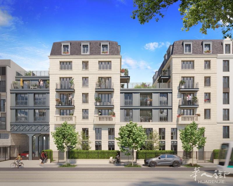 ✨仅剩三套🏠大巴黎92省Clamart新房🏡住宅门口就是T6电车站🚉