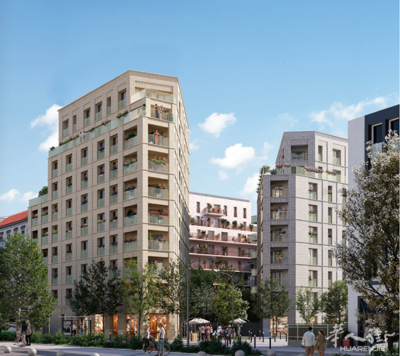 💥TVA5,5%🏠大巴黎93省SAINT-DENIS新房🏡,近双RER快线🚄，近🚇地铁14号线