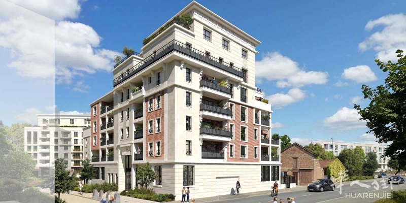 巴黎92省Villeneuve-la-Garenne市政中心塞纳河畔热销洋房