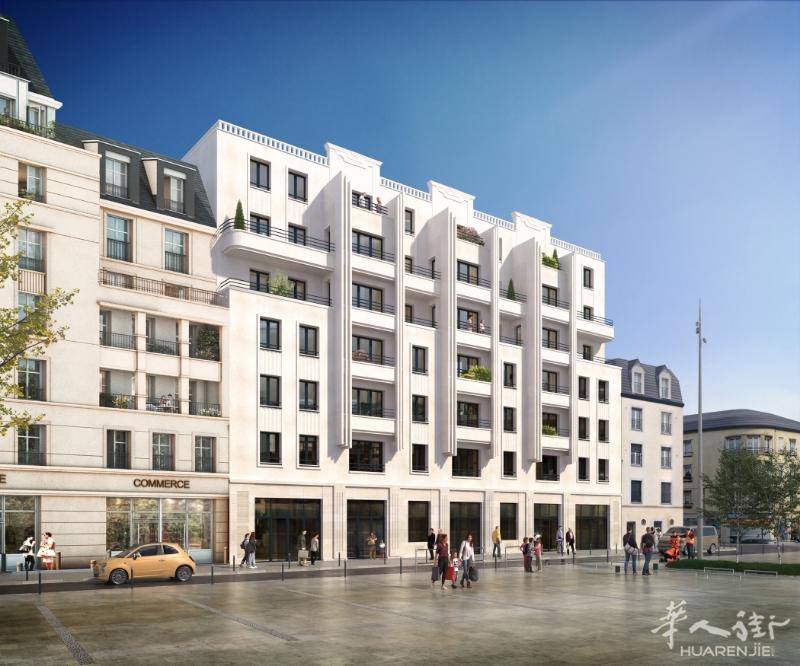 巴黎93区四花城市Le-Blanc-Mesnil地铁房自住价14万9起,地铁17号线口