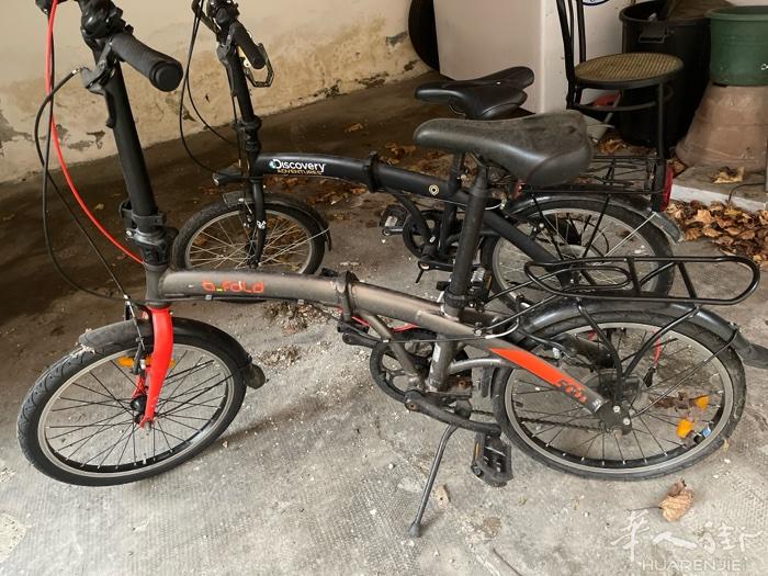 博洛尼亚折叠自行车 带哪都方便， 80一辆 2辆150