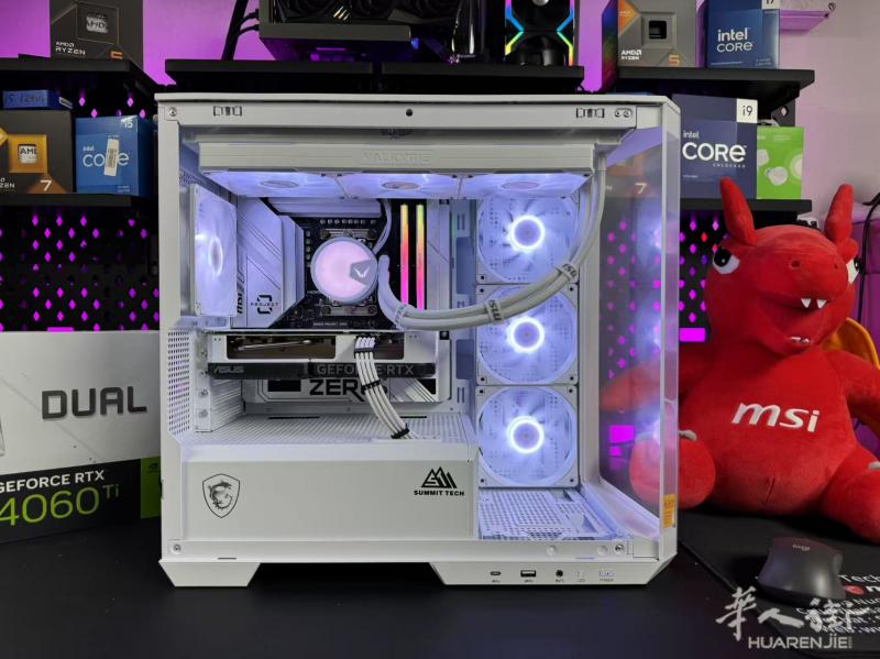🔥 顶峰精选 | 海景房背插 RTX 4060 Ti 纯白主机 🔥