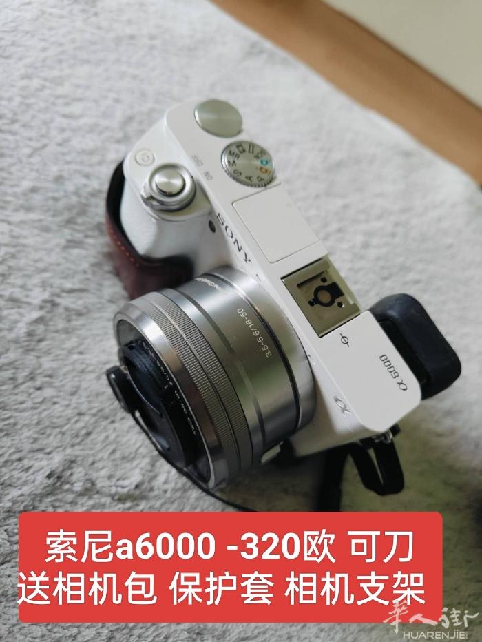 索尼a6000及全套用品（相机包、保护套、支架） ---320欧可刀 ponal