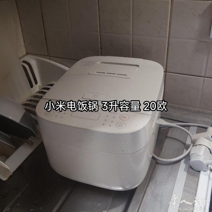 小米电饭煲 3L容量 20欧 另有 吸尘器 晾衣架 转换插头 计算器 台灯 风扇