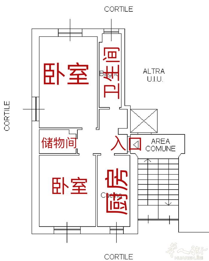 米兰紫线Bicocca 两室一厨一卫 出售