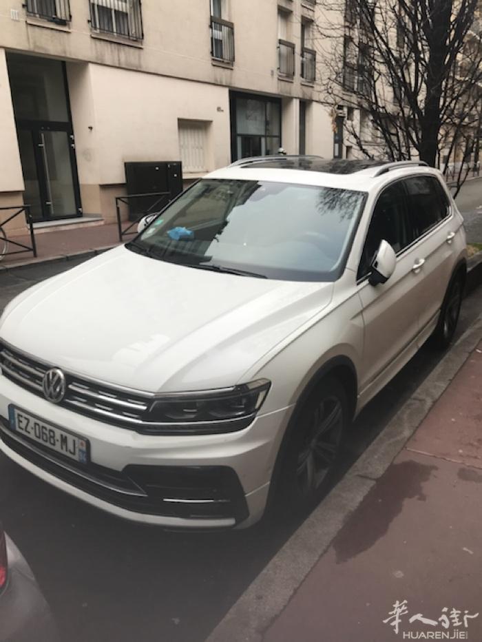 满配tiguan 2018 自动档 tiguan 白色 汽油 自动档 ，4500