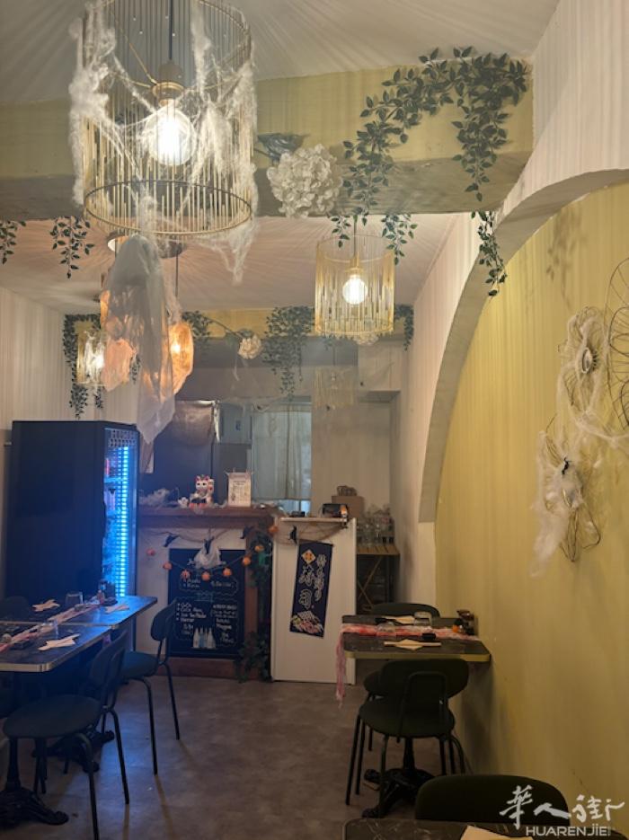 【急售】市中心日餐厅，有酒牌有烟囱，13万