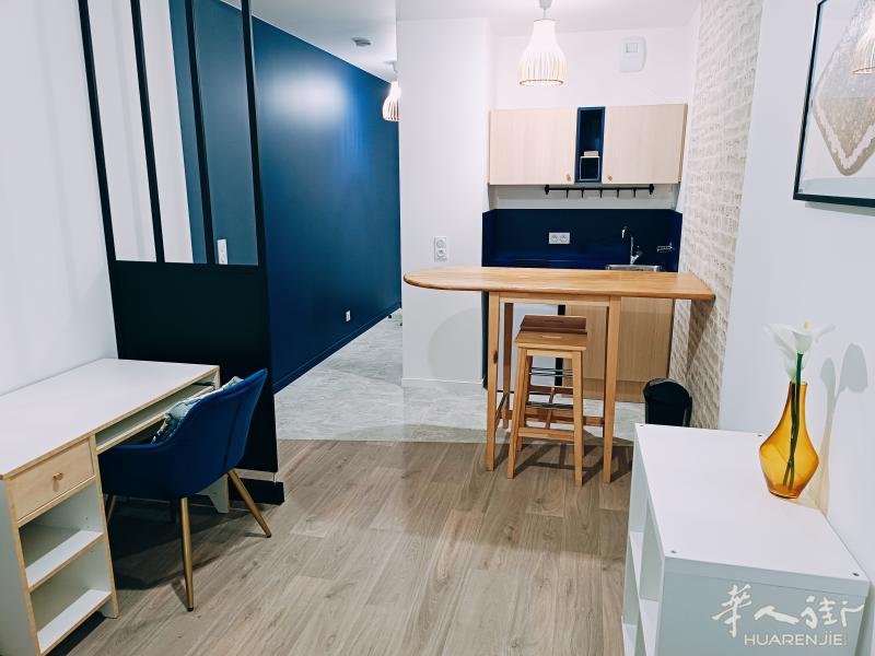 91 Palaiseau 全新高档独立studio 21平， 2月起租，近地铁，生活便利，拎包入住， 有独立卫浴间