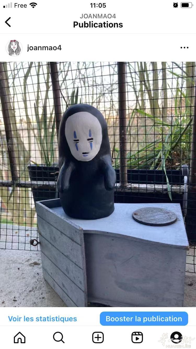 甩卖手工陶艺作品-千与千寻的无脸男还有其它可以定制