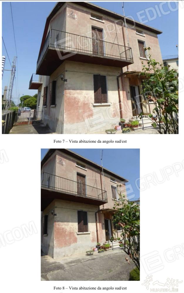 【拍卖房】Mestre，威尼斯出售经济型住宅         四室一厅两卫 	•
